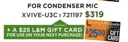 Long & McQuade U3C 2.4 GHz Wireless System for Condenser Microphone offer