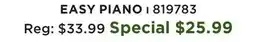 Long & McQuade EASY PIANO offer