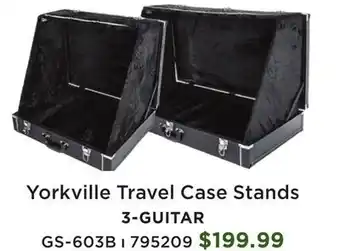 Long & McQuade 3-Guitar Travel Case Stand offer