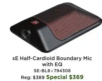Long & McQuade BL8 Boundary Microphone offer