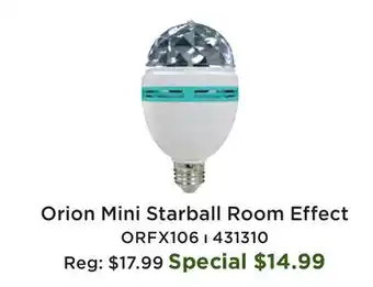 Long & McQuade Mini Starball Room Effect offer