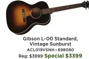 Long & McQuade L-00 Standard - Vintage Sunburst offer