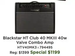 Long & McQuade HT Club 40 MKIII Combo offer