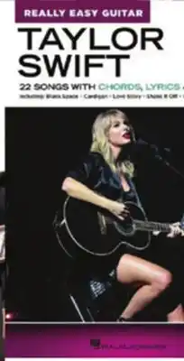 Long & McQuade Taylor Swift: Really Easy Guitar - Easy Guitar TAB - Book offer