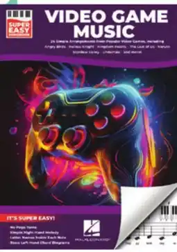 Long & McQuade Video Game Music: Super Easy Songbook - Easy Piano - Book offer