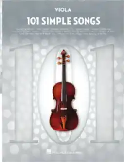 Long & McQuade 101 Simple Songs - Viola - Book offer