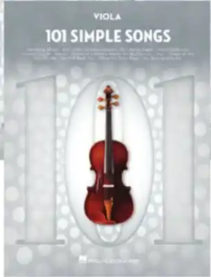 Long & McQuade 101 Simple Songs - Viola - Book offer