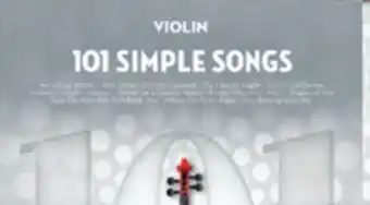 Long & McQuade 101 Simple Songs - Violin - Book offer