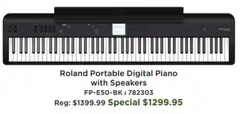 Long & McQuade FP-E50 88-Key Digital Piano - Black offer