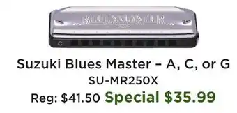 Long & McQuade Suzuki Blues Master – A, C, or G offer