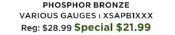 Long & McQuade PHOSPHOR BRONZE VARIOUS GAUGES offer