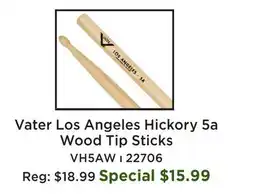 Long & McQuade VH5AW - 5A Los Angeles Wood Tip offer