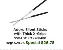 Long & McQuade Silent Sticks - Thick offer