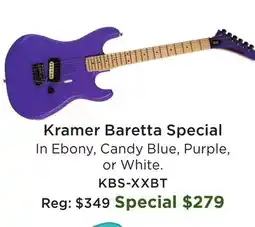 Long & McQuade Kramer Baretta Special offer