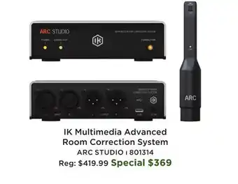Long & McQuade IK Multimedia Advanced Room Correction System offer