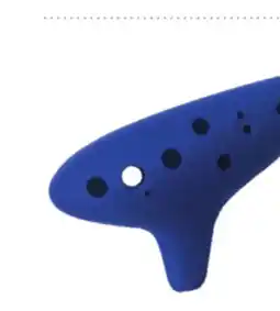 Long & McQuade Plastic Ocarina - Blue offer