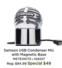 Long & McQuade USB Condenser Microphone offer