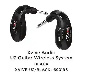 Long & McQuade U2 Guitar Wireless System - Black offer