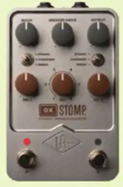 Long & McQuade UAFX OX Stomp Dynamic Speaker Emulator offer