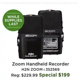 Long & McQuade H2N - Handy Recorder offer