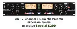 Long & McQuade Pro MPA-II Two Channel Studio Mic Preamp offer