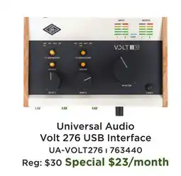Long & McQuade Volt 276 USB Interface with Compressor offer