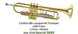 Long & McQuade Bb Trumpet Outfit, Lacquered w/Case offer