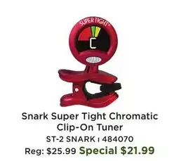 Long & McQuade Super Tight Chromatic Clip On Tuner offer