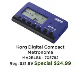 Long & McQuade Korg Digital Compact Metronome offer