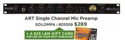 Long & McQuade Single Channel Mic Preamp offer