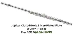 Long & McQuade JFL710 Closed Hole, Offset G, Silver Plated C Flute offer