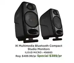 Long & McQuade iLoud Bluetooth Compact Studio Monitors offer