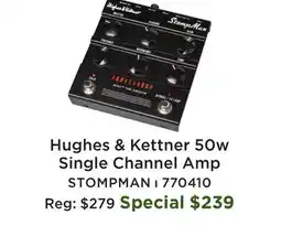 Long & McQuade Stompman - Single Channel 50w Amp offer