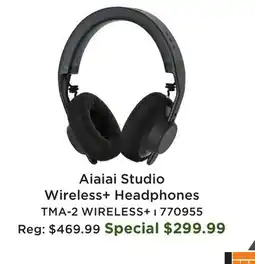 Long & McQuade TMA-2 Studio Wireless+ Headphones offer