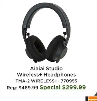 Long & McQuade TMA-2 Studio Wireless+ Headphones offer