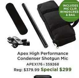 Long & McQuade Apex High Performance Condenser Shotgun Mic offer