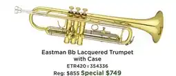 Long & McQuade Bb Lacquered Trumpet with Case offer