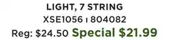 Long & McQuade Regular Light 7-String Coated Electric Guitar Strings - 10-56 offer