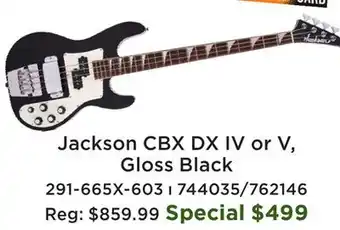 Long & McQuade X Series Concert Bass CBXNT DX IV, Laurel Fingerboard - Gloss Black offer