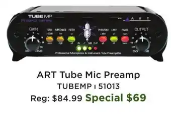 Long & McQuade Tube Mic Preamp offer