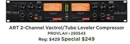 Long & McQuade 2-Channel Vactrol/Tube Leveler Compressor offer