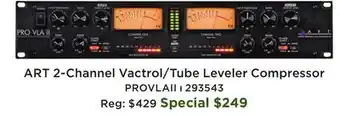 Long & McQuade 2-Channel Vactrol/Tube Leveler Compressor offer