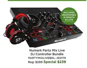 Long & McQuade Party Mix Live DJ Controller Bundle offer