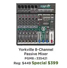 Long & McQuade 8-Channel Passive Mixer offer