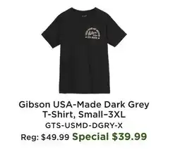 Long & McQuade USA-Made Tee, Dark Gray - XL offer