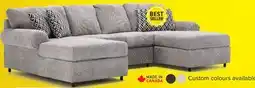 Leon's Jupiter 3-Piece Sectional - Ash Grey offer
