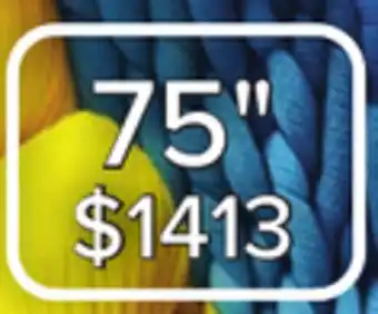 Leon's 75 4K Smart NANO80 LED TV offer