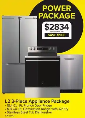 Leon's L2 3-Piece Appliance Package offer