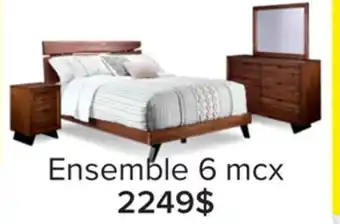 Leon's Camila Chambre à coucher 6 mcx grand – brun rustique offer