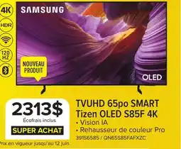 Leon's Samsung Téléviseur intelligent Tizen 65 po OLED 4K QN65S85FAEXZC offer